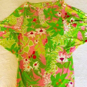 Trina Turk La Palma Swim Tunic Cover Up Swim Dress Size L